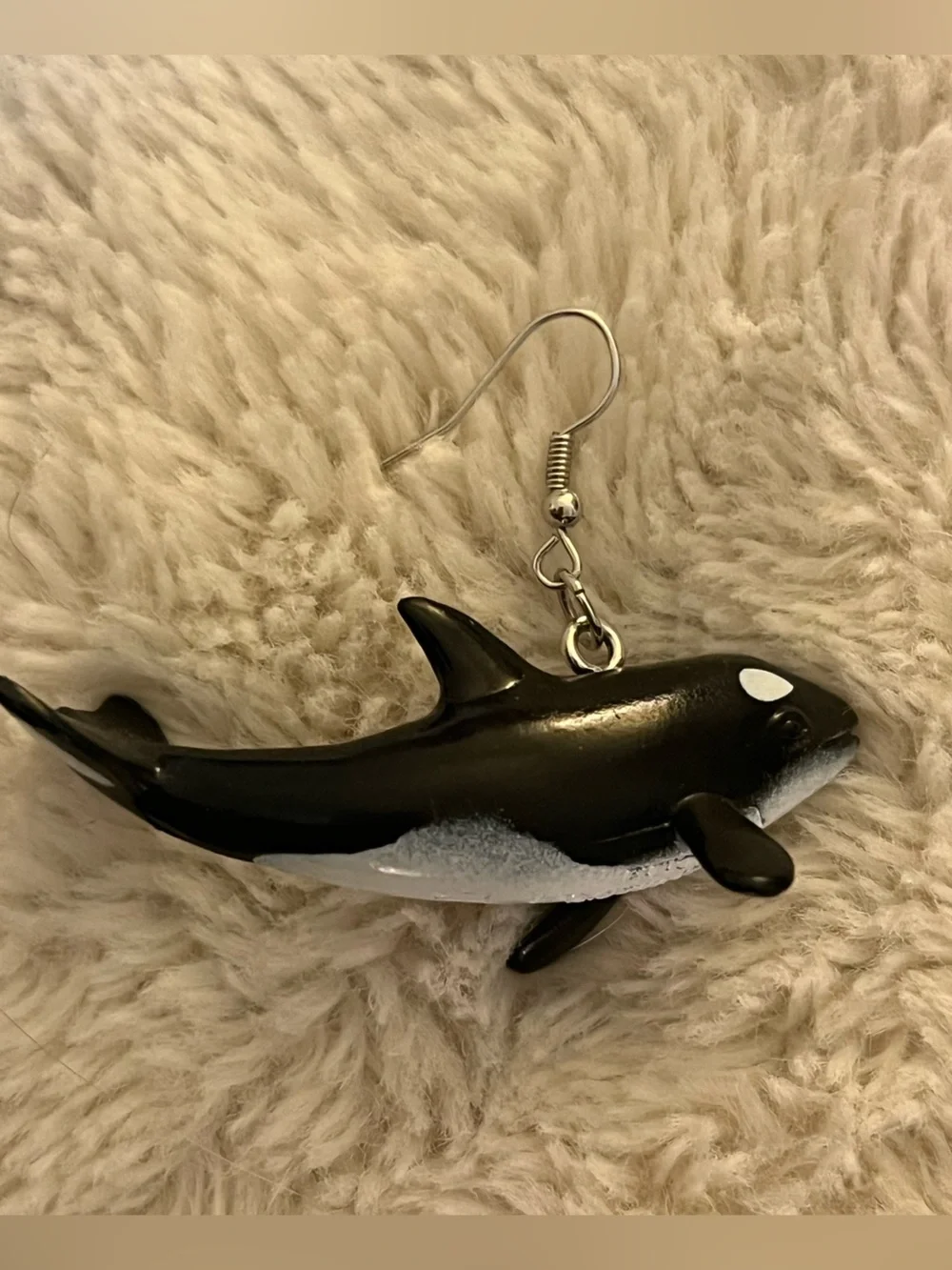 SHARK WEEK earrings! Miniature Orca & Hammerhead shark earrings